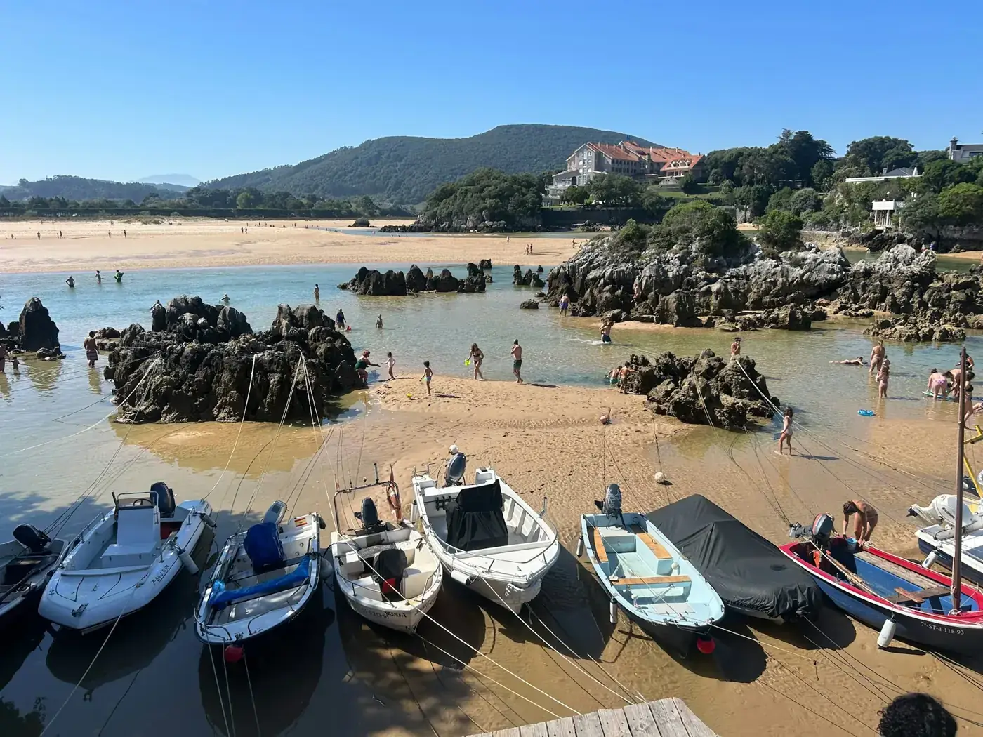 Viva Espana! Northern mainland Spanish bay. Isla Playa