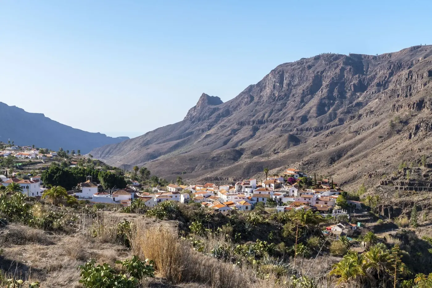 Explore the picturesque village nestled in the valleys of Gran Canaria, surrounded by striking rocky landscapes.