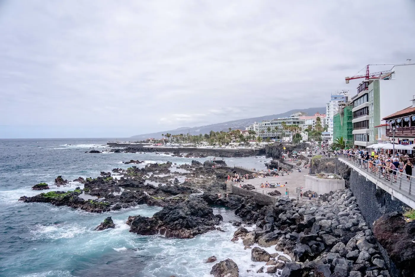 Explore Playa San Telmo's stunning coastline and rocky shore in Puerto de la Cruz, Tenerife.