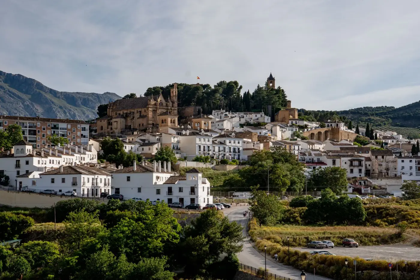 Capture of the picturesque historic town of Antequera in Andalusia, Spain, with charming architecture.