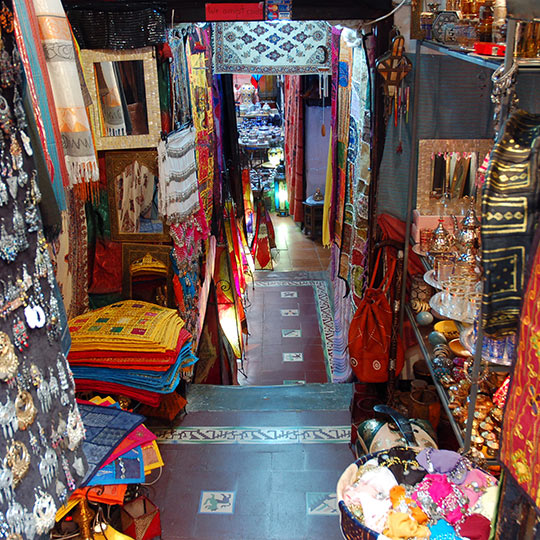 Ambachtsmarkt in Granada