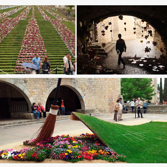 Temps de Flors-festival in Girona (Catalonië) 