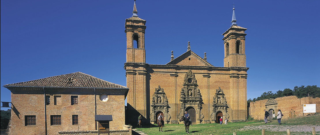 Pension in het klooster van San Juan de la Peña (Huesca, Aragón)