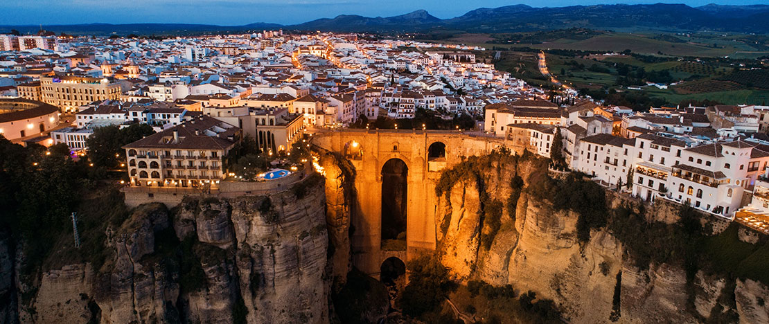 Ronda in Malaga, Andalusië