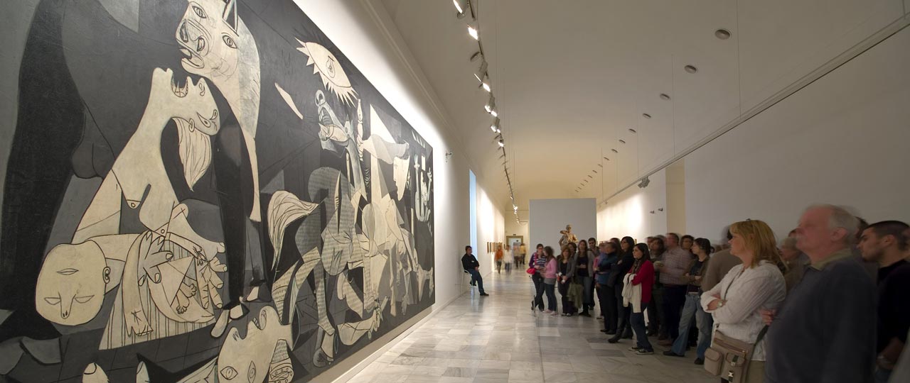 Guernica in het Reina Sofía-museum