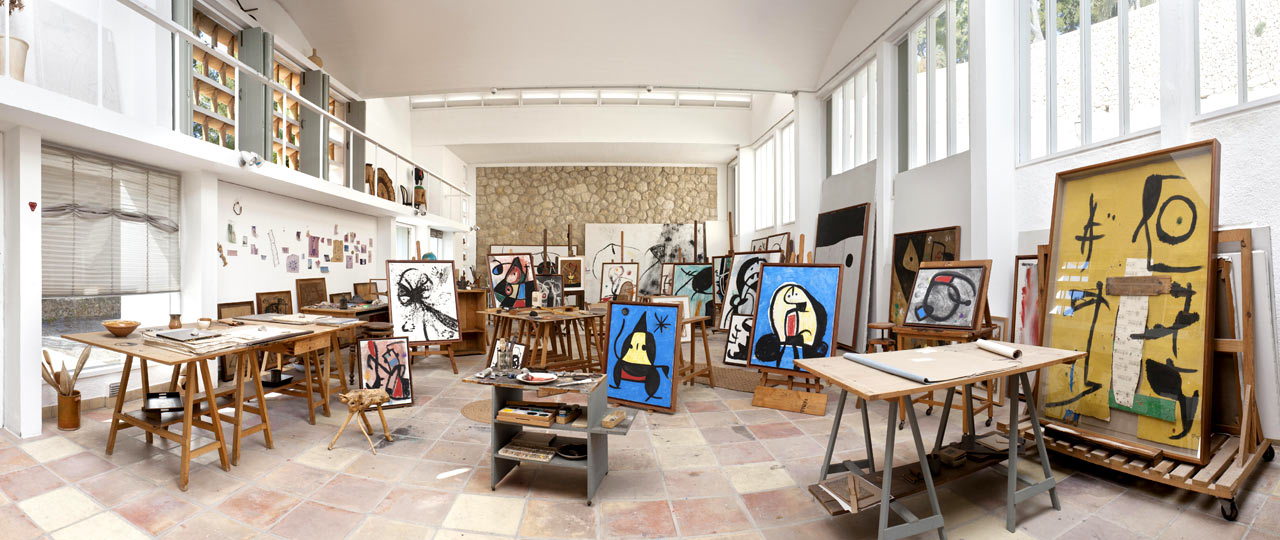 Studio in de Fundación Pilar i Joan Miro, Palma
