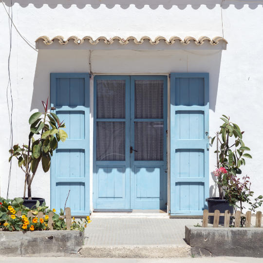 Witte huis in Sant Francesc, Formentera