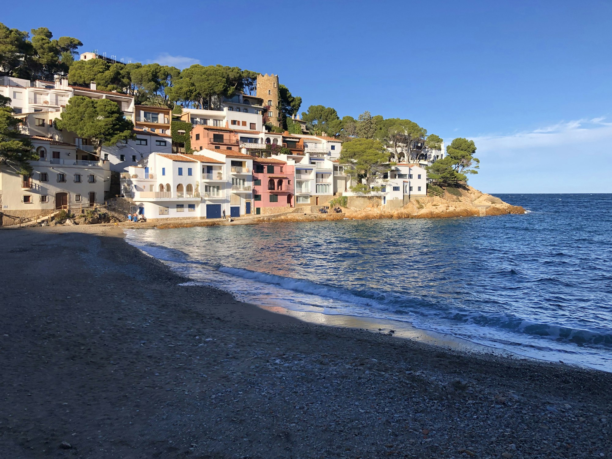 Mediterranean coast in Girona. Sa Tuna cove. Begur, Catalunya, Spain